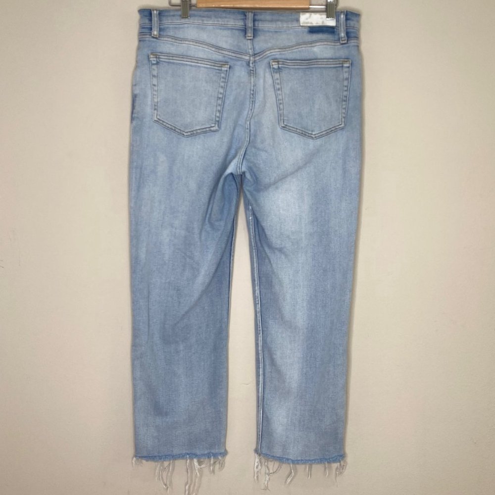 Re/Done 70s Stove Pipe Crop Jeans *Light 14* - Picture 3 of 14